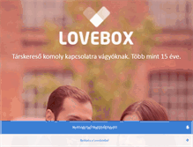 Tablet Screenshot of lovebox.hu